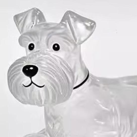 Брелок для собаки Персонализированный памятный сувенир для питомца Прозрачная акриловая оболочка Корги Померанский шпиц Бульдог Легкий брелок с породой собаки