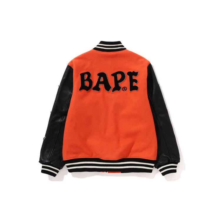 A BATHING APE Baseball Jacket Men's 1I80-141-001