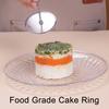 Кольцо для выпечки торта из нержавеющей стали, бесшовное, круглое, формы для муссовых тортов с толкателями и подъемниками, кухонный инструмент для выпечки для домашней пекарни