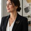 Alloy Decorative Brooch Lightweight Clothing Pin New Heart Brooch  Theme