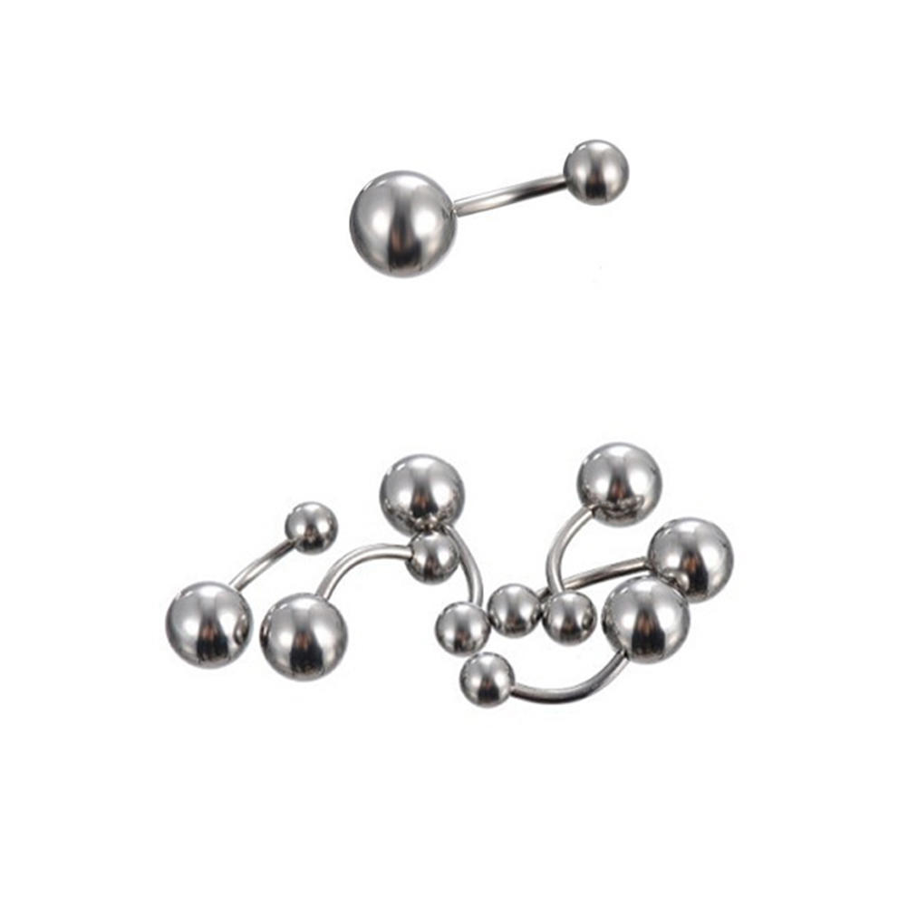 85шт язык, брови, губы, живот, пупок, кольцо из нержавеющей стали, пирсинг, украшения для тела