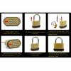 Waterproof Combination Padlock Zinc Alloy Security Padlock Padlock Hardware  Indoor Outdoor Use