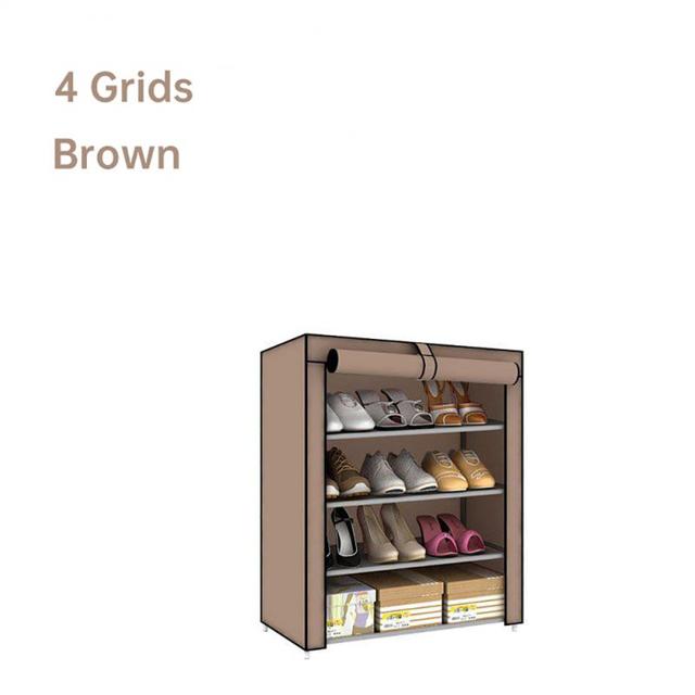 Multi-ayer Shoe Rack Removable Storage Shelf Space-saving Shoe Modern Shoes Organizer Stand Holder Home Furniture Shoe Cabinet