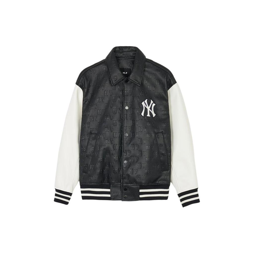 Новые куртки-бомберы MLB Cara Varsity SS24 Пальто Унисекс Черный 3AJPM0241-50BKS