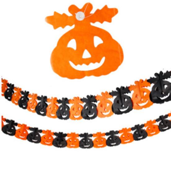 1 Тянуть Хэллоуин Подвесная Гирлянда Праздничное Торжество Простая Установка Ужасающая Украшение Бумага