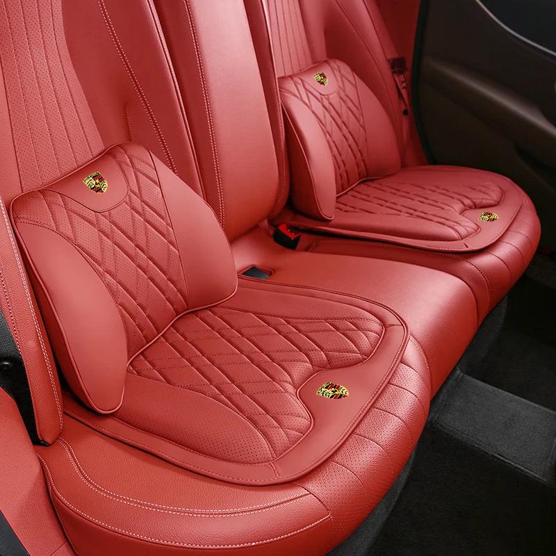 Porsche Cayenne, Macan, Panamera, 911/718 Car Headrest & Lumbar Support Cushions