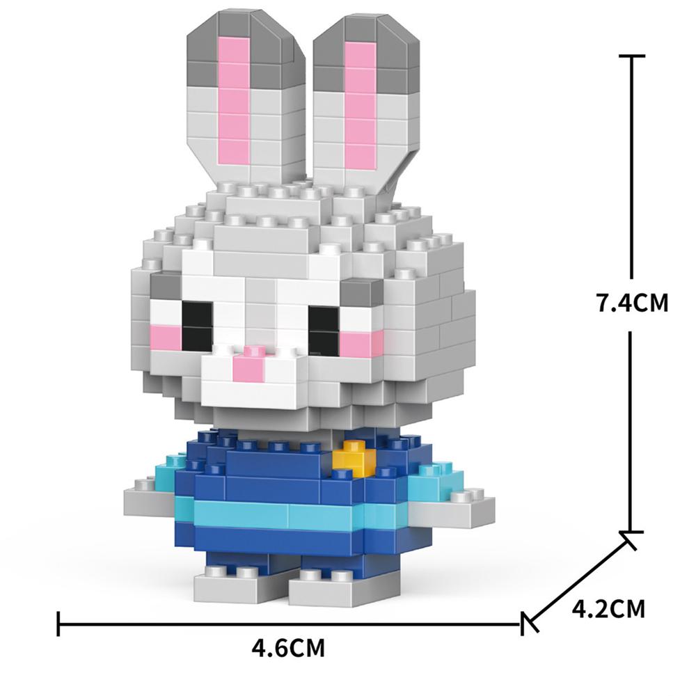 Cartoon Anime Blocks Kuromi My Melody Cinnamoroll Mouse Building Blocks Doll Toy Kids Birthday Gift