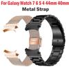 Metal Strap for Galaxy Watch 7 6 5 4 44mm 40mm 5pro Band 45mm Steel Strap for Samsung Galaxy Watch 6 4 Classic 47mm 46mm 43mm