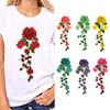 Floral Flower Embroidery Patch Badge DIY Sewing On Applique Dress Craft