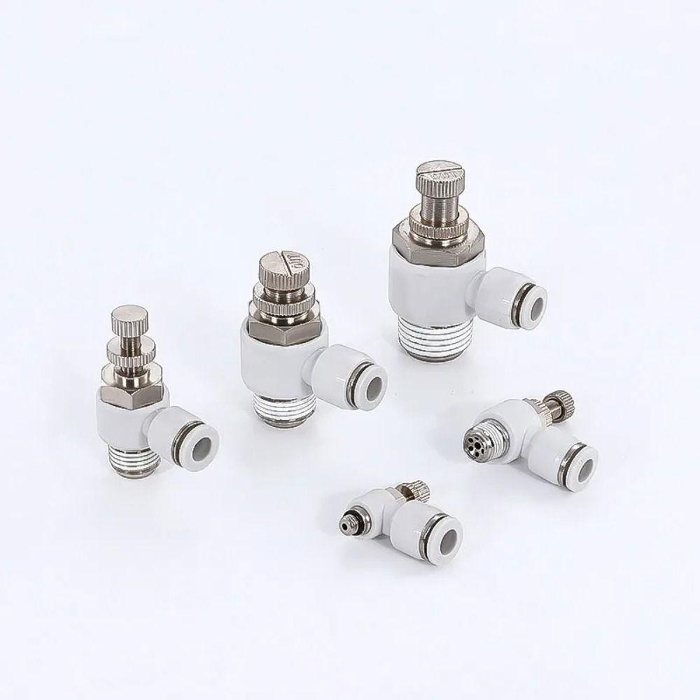 1Pcs Pressure Control Tool Air Tube Connector Connector Fitting Speed Control Valve