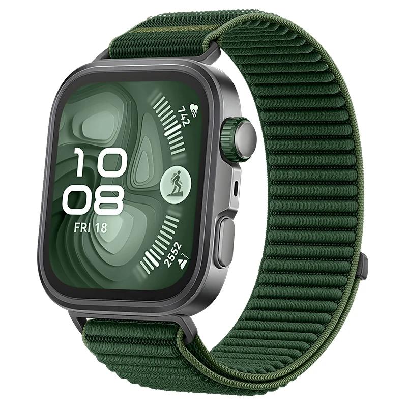 Нейлоновый плетеный ремешок-петля для Huawei Watch Fit 4 3 Официальный удобный браслет-ремень для Huawei Watch Fit 4 Pro Ремешок для часов Correa
