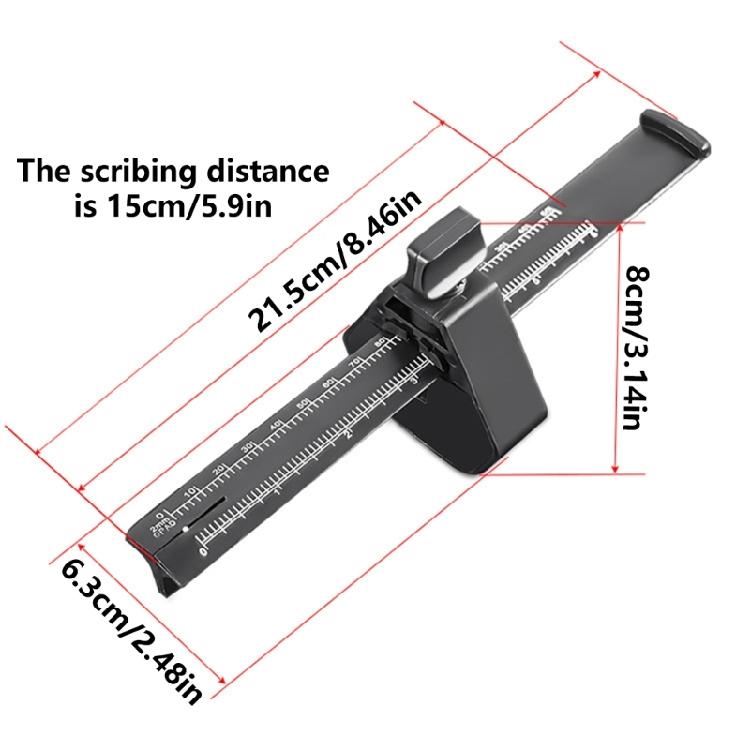 Wheel Marking Gauges Woodworking Marking Scribe Solid Metal Wood Scribe Tool for Carpentry