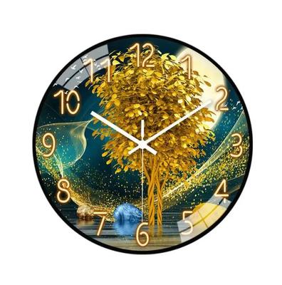 2024 Настенные часы на батарейках Настенные декоративные часы 8 дюймов Не тикающие Простые современные круглые часы Не тикающие Настенные декоративные часы на батарейке
