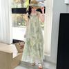 Girls' Fresh Forest Style Camisole Dress