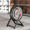 Manual motorcycle wheel balancer aluminum steel wheel damage balancing foldable 40x39.5x40.5cm black