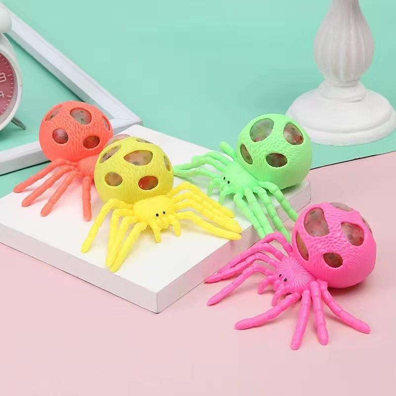 Street Stall Stress Relief Grape Ball - Creative Water Squeeze Toy with Slow Rebound Net Bag