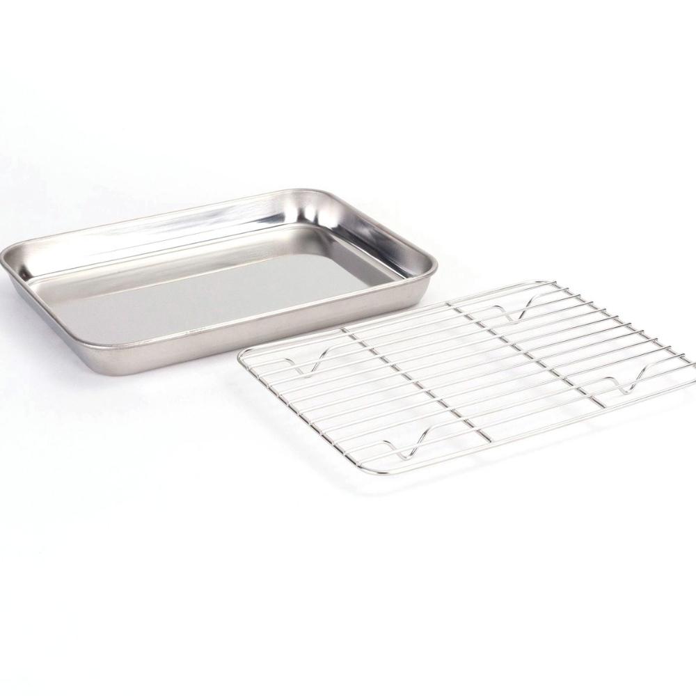 Стальная решетка Кухонные инструменты для приготовления пищи Охлаждающая решетка Полка Тарелка для барбекю Лист для барбекю Противень для выпечки Сковорода