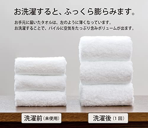 Полотенца для лица серии OSK Imabari-towel, Белые, 5 штук, Сертифицировано брендом Imabari Towel, Впитывающие, Быстросохнущие, Однотонные, 100% хлопок, Маленькие
