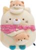 Коллекционная плюшевая кошка San-X Sumikko Gurashi Otter and Sumikko Camp MY62201