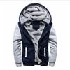 Winter Sweater Men's Casual Sports Cardigan Sweater Jacket Plus Velvet Thick Warm Sweater