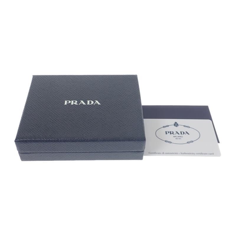 Prada 2MC223_QHH_F077U Визитница зеленая/SMERALDO сафьяновая мужская