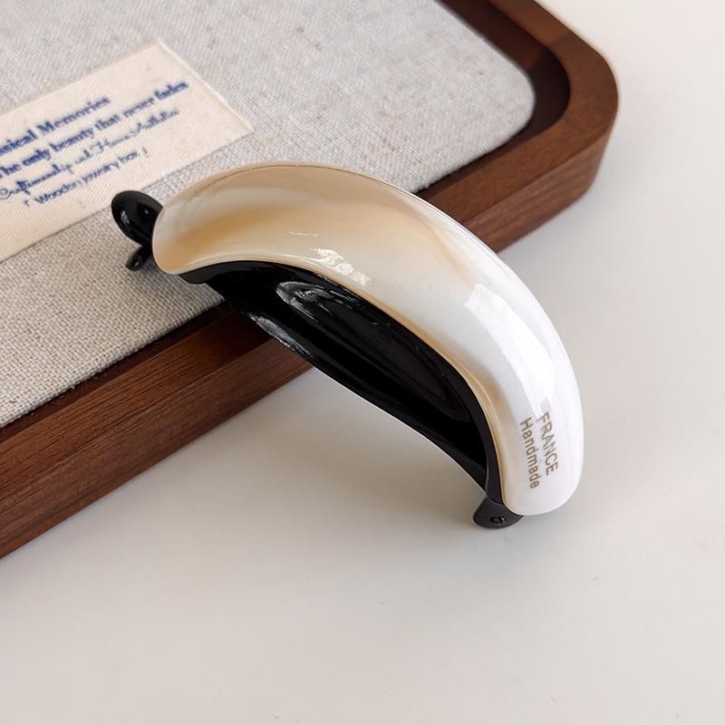 Ацетатная заколка-банан, заколка-твист, корейская новая заколка для хвостика, простая большая нескользящая заколка для волос, головной убор, аксессуары для волос для девочек и женщин