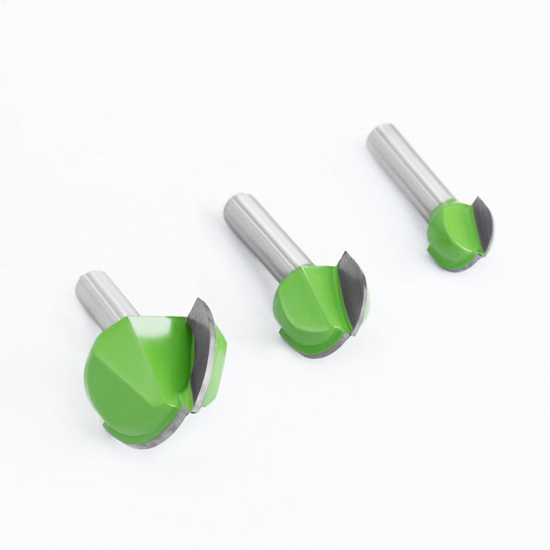 1 шт., 8 мм, хвостовик, сферическая концевая фреза, круглая носовая бухта, фреза с ЧПУ, радиусная стержневая коробка, твердосплавные фрезы, инструменты