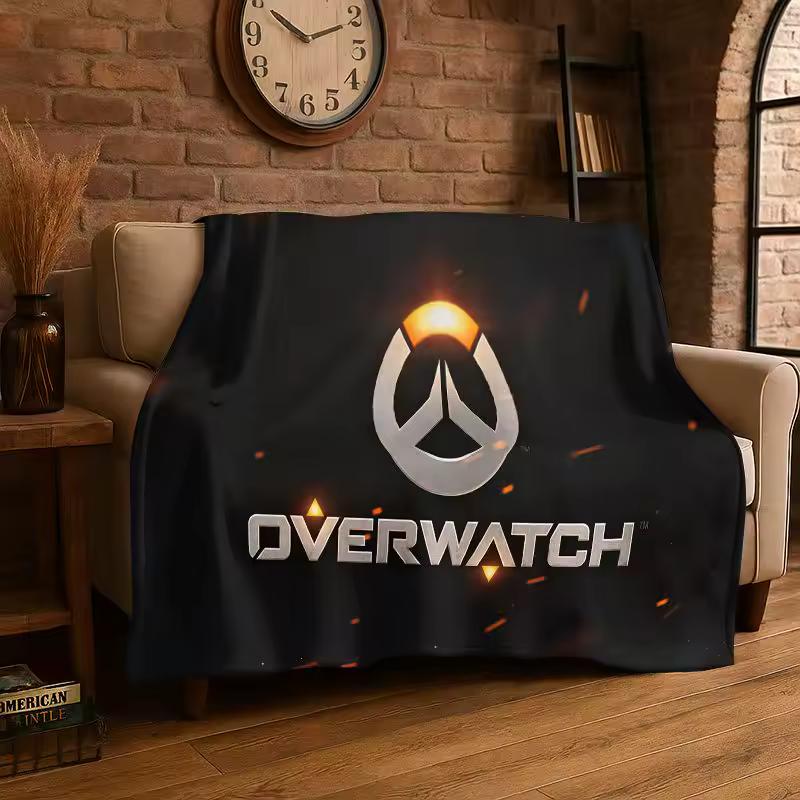 Игровой плед из фланели D.Va для фанатов игры Overwatch, мягкий и теплый плед для спальни, гостиной, кровати, путешествий, кемпинга, пикника, подарок