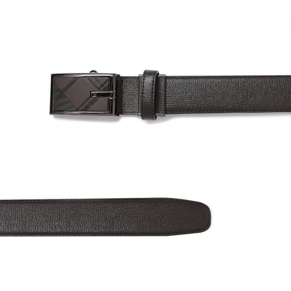 Benovero Men S Derby emboSSed Diagonal Check Automatic Belt Bmf1acb1267w1
