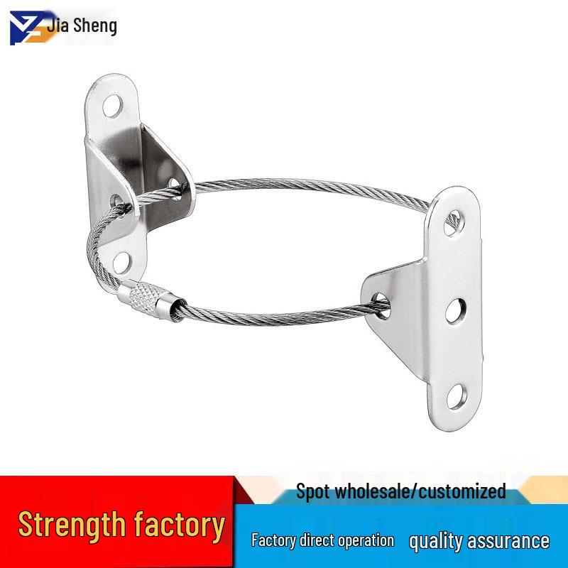 Children's Furniture Anti-Tip Metal Strap for Chest of Drawers and Wardrobe Stabilization