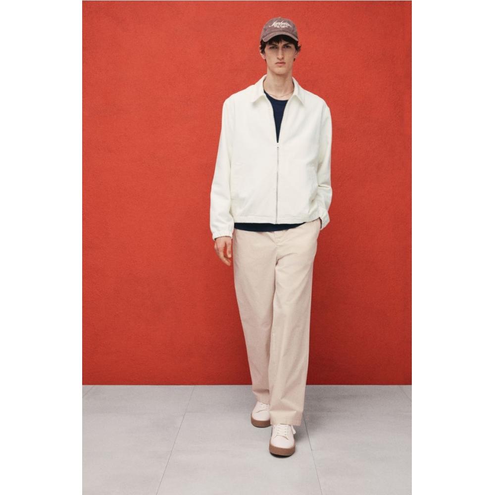 H M Regular Fit deniM Jacket wHite