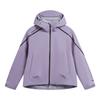 Li Ning Женская ветровка с капюшоном, однослойная, влагоотводящая, свободного кроя, для улицы AEMW006-2
