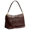 COACH Tabby 35 Gold Metal Logo Calf Leather Shoulder Bag Large Women's Maple Leaf