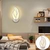 Leafshaped LED Wall Light  Modern Design In Metal And AcrylicBedroom,hallway
