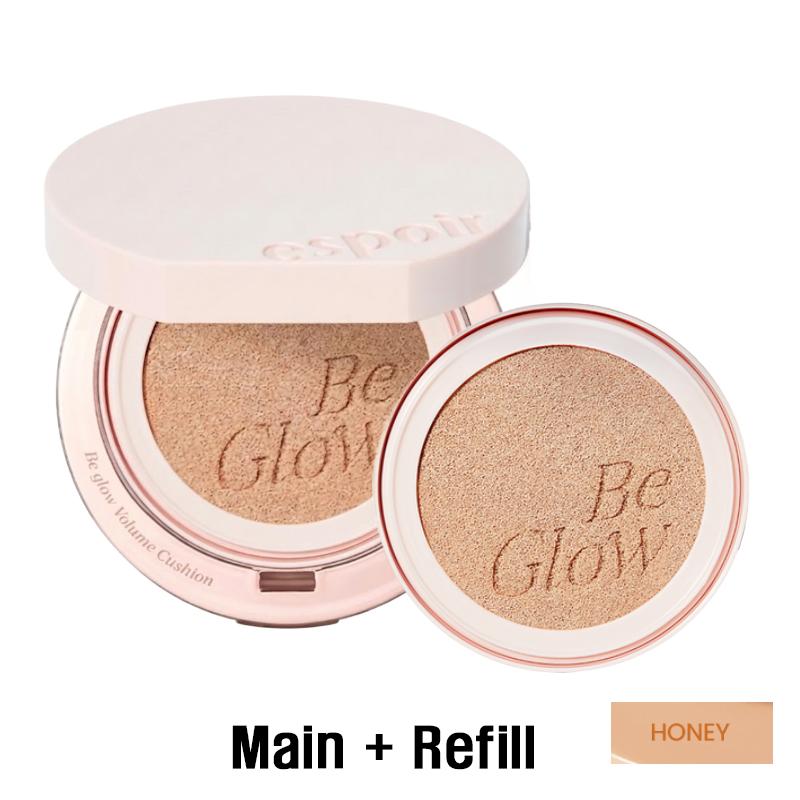 Espoir НОВЫЙ Cushion Be Glow Volume (набор: Кушон 13г + Рефил 13г)  (10 вариантов)
