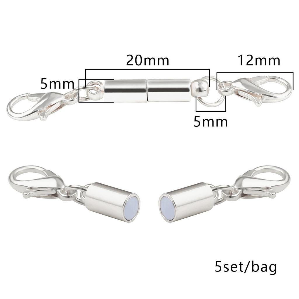 2/5 шт., аксессуары, магнитные застежки-лобстеры для ожерелья, браслета, крючки-шарики-лобстеры