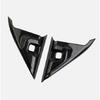 Carbon Fiber Style Interior Door Triangle A Pillar Cover Trim Fit For Acura MDX