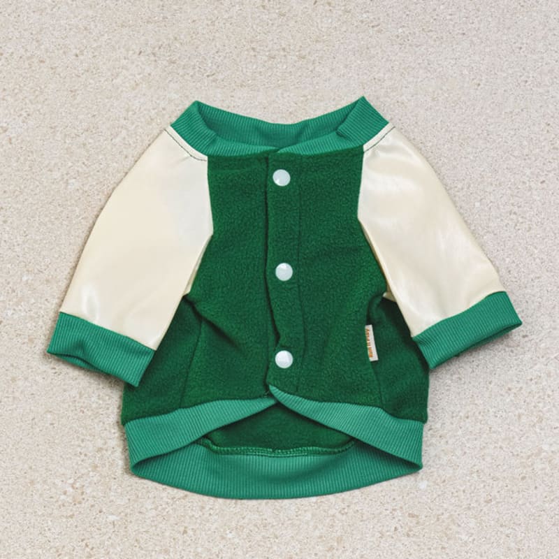 [Питомцы] Бейсбольная куртка M Зеленый