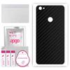 apgo Защитная наклейка-скин для задней панели, совместимая с Xiaomi Redmi Note 5A, Пленка-обертка, Фольга, Винил - Узор Карбон Черный