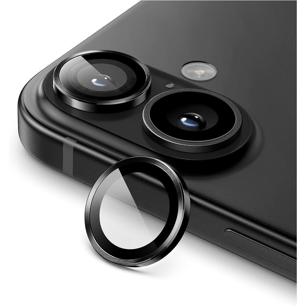 Защитная крышка объектива камеры для iPhone 16 Plus 15 Pro Max 14 13 Mini 12 11 iPhone16 16Plus 16Pro 15Pro Закаленное стекло Металлическое кольцо Защитный аксессуар
