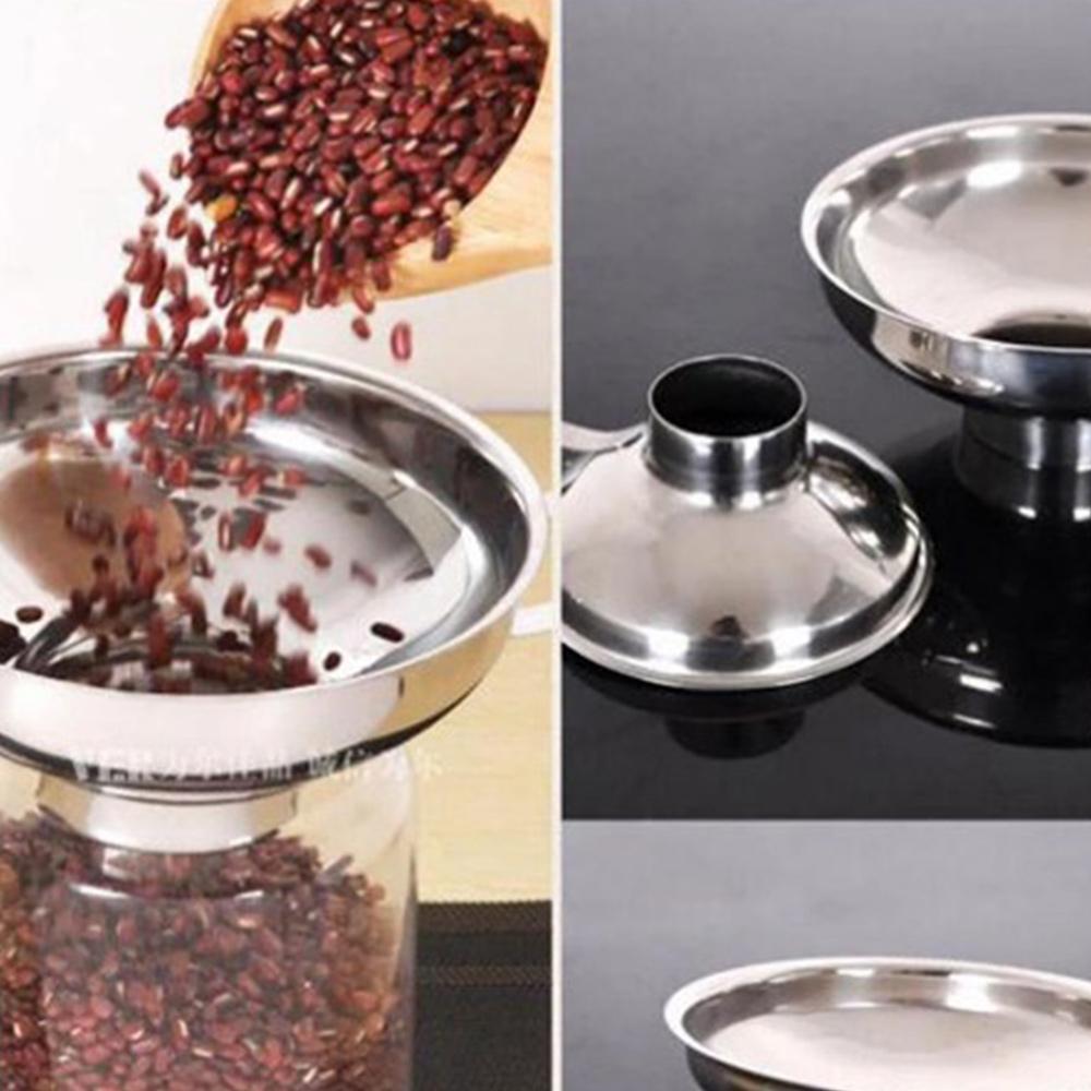 Воронка с широким горлом из нержавеющей стали для кухонных гаджетов для пищевых продуктов