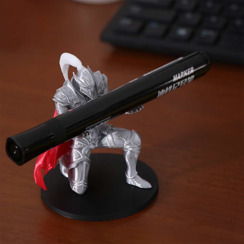 Plastic Knight Pen Holder 3D Printed Stationery Stand Desk Organizer Stationery Display
