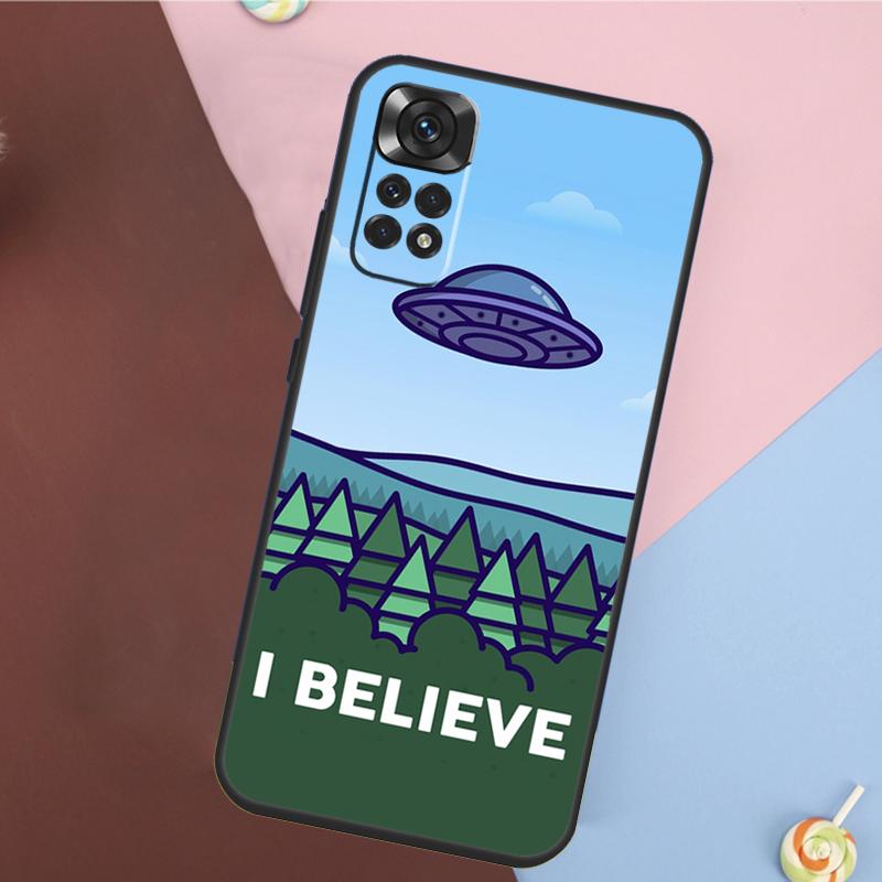 Чехол X Files Я хочу верить для Xiaomi Redmi Note 14 13 12 9 10 11 Pro 9S 10S 11S 12S Redmi 14C 10C 12C 13C