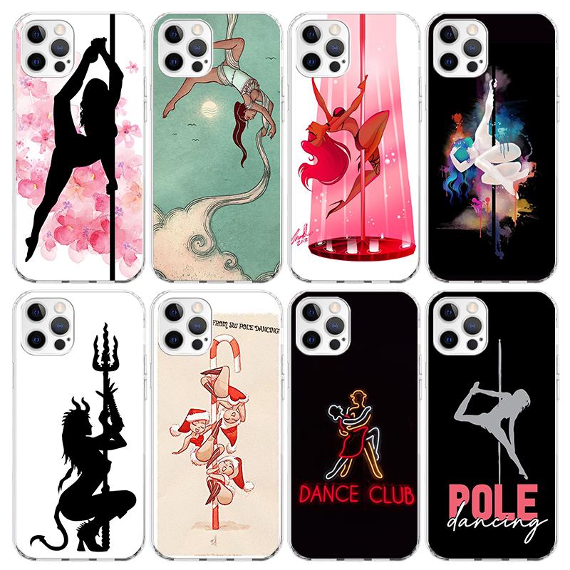 Pole Dancer Dancing Phone Case For iPhone 17 Air 11 13 Mini 14 15 Plus 16 12 Pro Max 16E SE 7 8 Pattern Soft TPU Back Cover 17