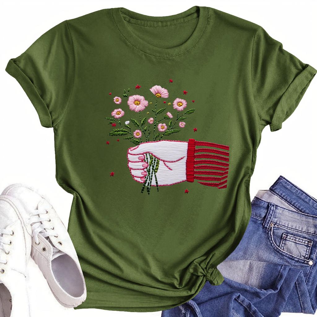 Футболки с короткими рукавами для женщин, модные топы, легкие и мягкие повседневные летние наряды, одежда