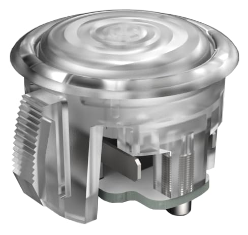 6 шт. Оригинальный контроллер Punk Workshop PWS Blaze Button для файтинг-игры для аркадного автомата Fight Stick Hit Box (6 шт 24мм прозрачный)