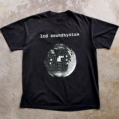 LCD Soundsystem Альбом Подарок Для Фаната Черная Все Размеры Унисекс Футболка S-5XL Унисекс Футболка
