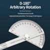 Ruler Stainless Steel Caliper Adjustable Protractor Protractor Angle Ruler 180 Degree Protractor
