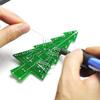 3D Xmas Christmas Tree Led DIY Kits 3Color Flash RGB LED Circuit Electronic Assemble Funny Kits STEM Project PCB Board Flash Kit