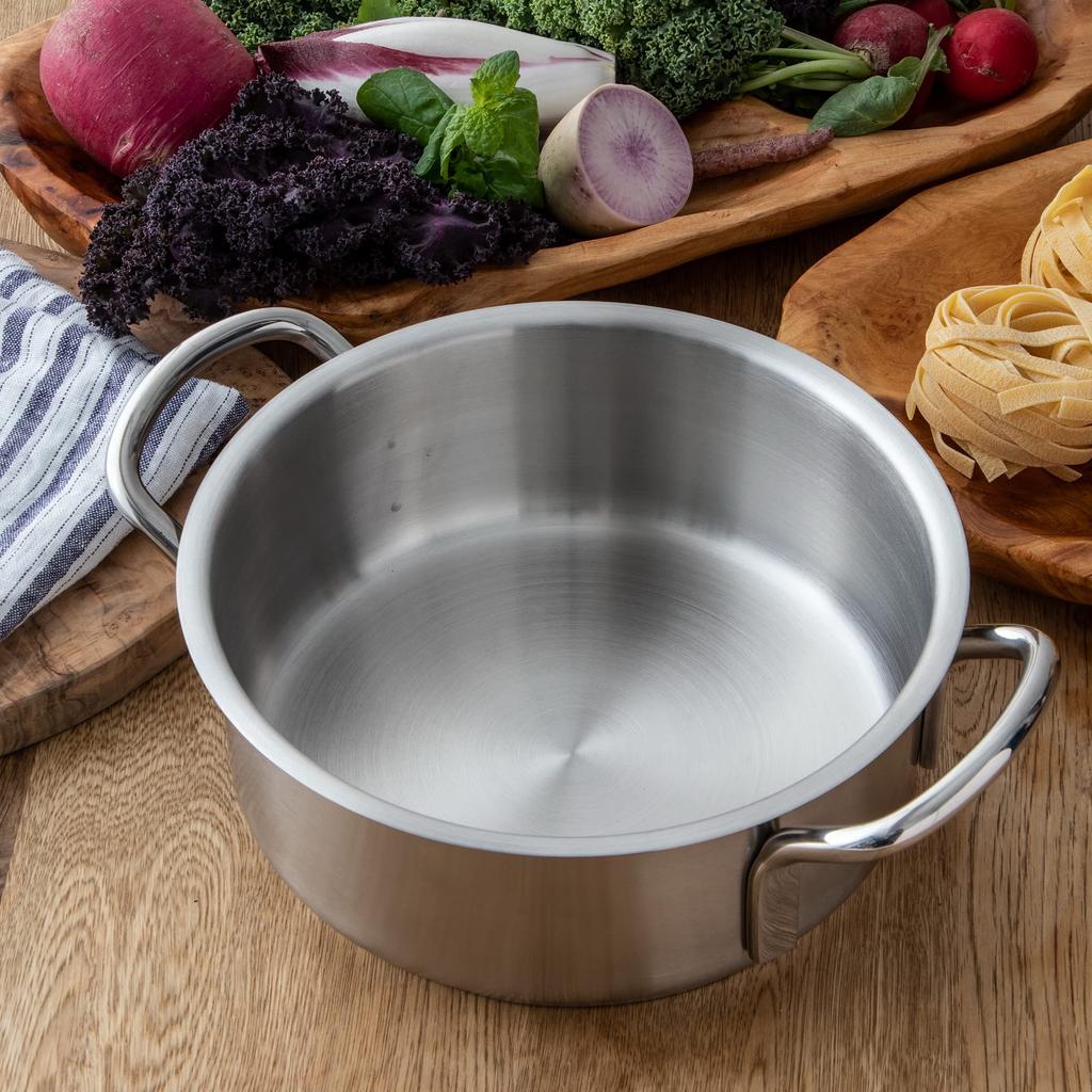 Endo Shoji Коммерческий Мурано Внешний Горшок 28см Совместимый с IH Нержавеющая Сталь ASTH905 (Без крышки) 18-8